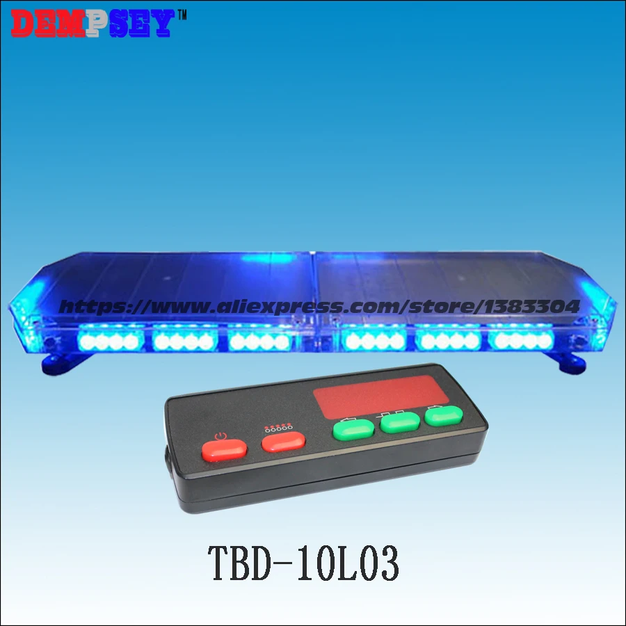 TBD-10L03 LED Emergency Warning Lightbar,Ambulance/fire truck/police/vehicle Blue Warning Light bas,Roof strobe warning lightbar