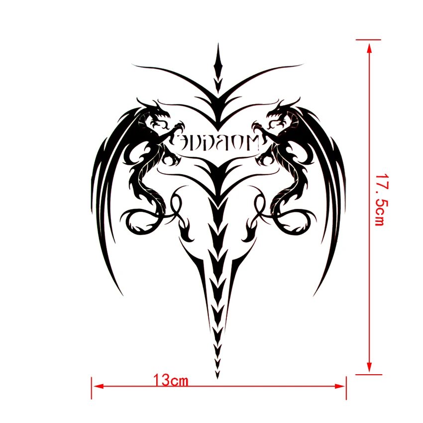 Waterproof Large Temporary Tattoo Stickers Men Arm Leg Fake Transfer Tattoo Dragon sword Sexy Products Tatuagem Temporaria