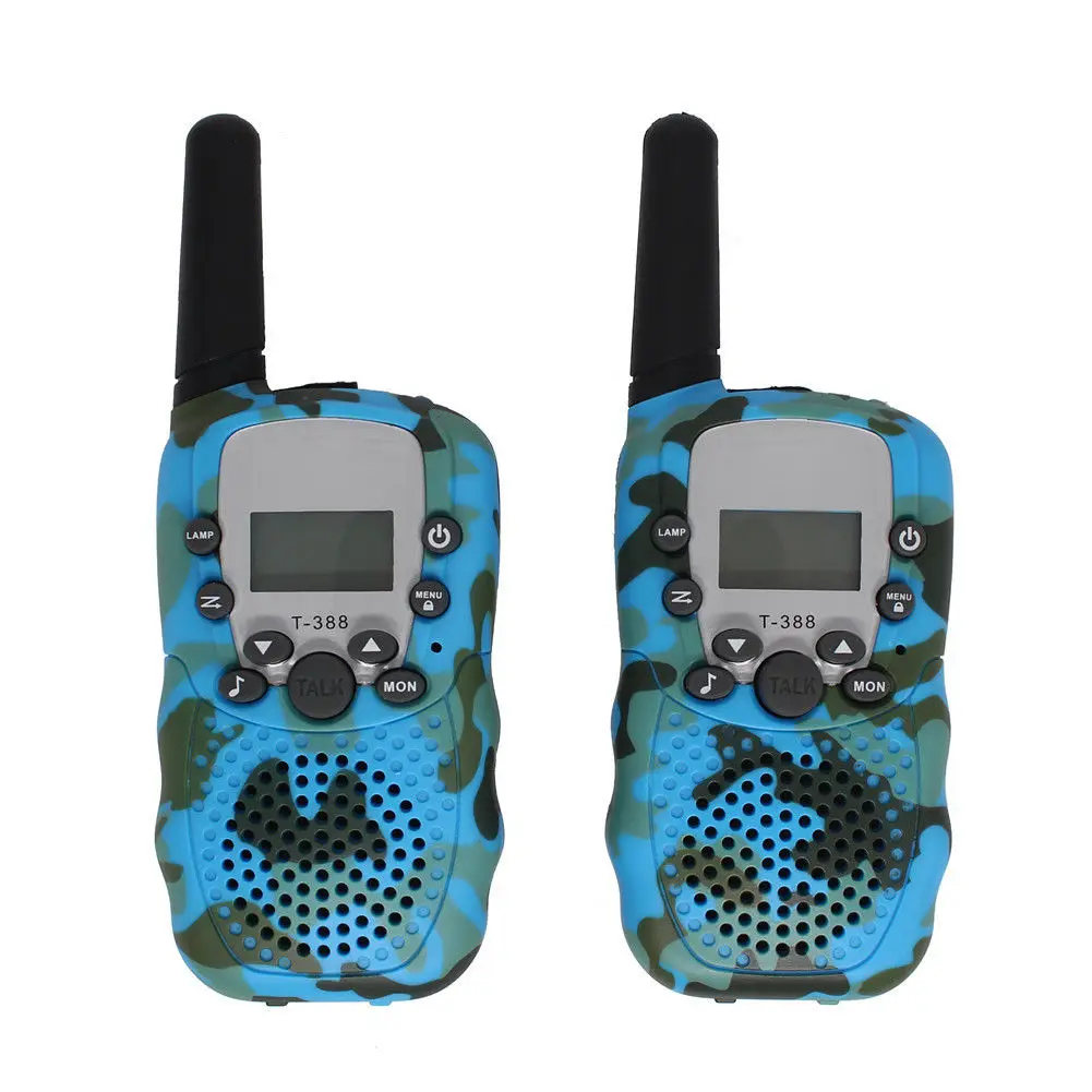 

Two Way Radio Toy Gift Camouflage for Kids Child 2Pack UHF 22 Channels Walkie Talkie