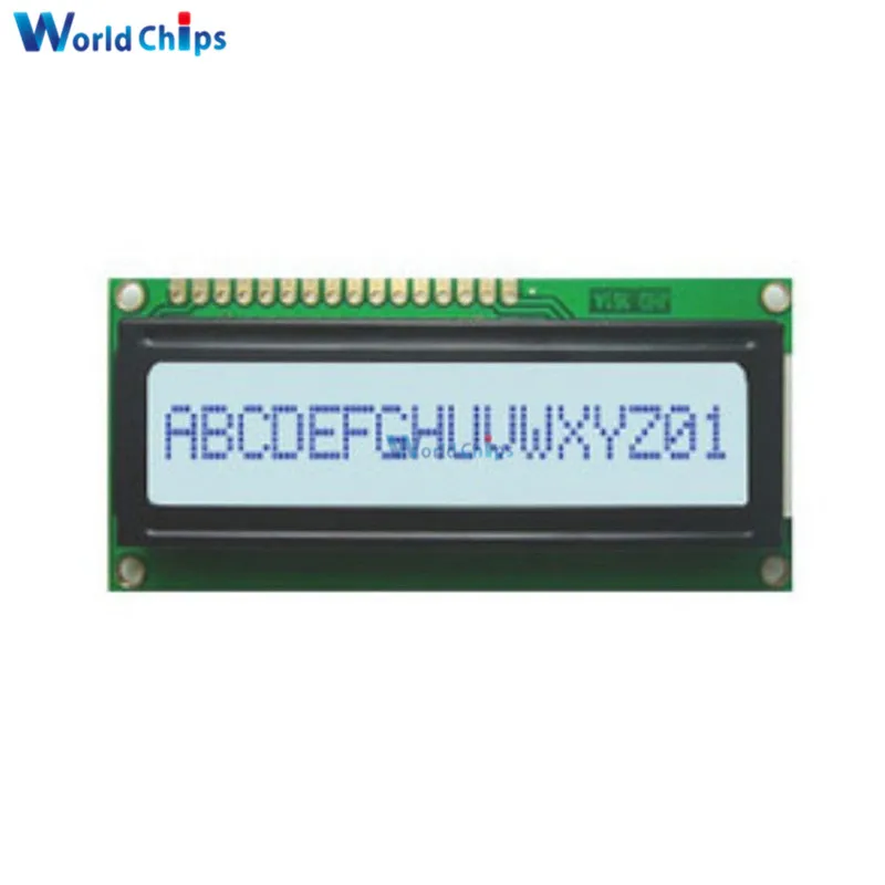 White LED Backlight 1601 16X1 Character Digital LCD Display Module LCM STN SPLC780D KS0066 5V Single Row Interface Board