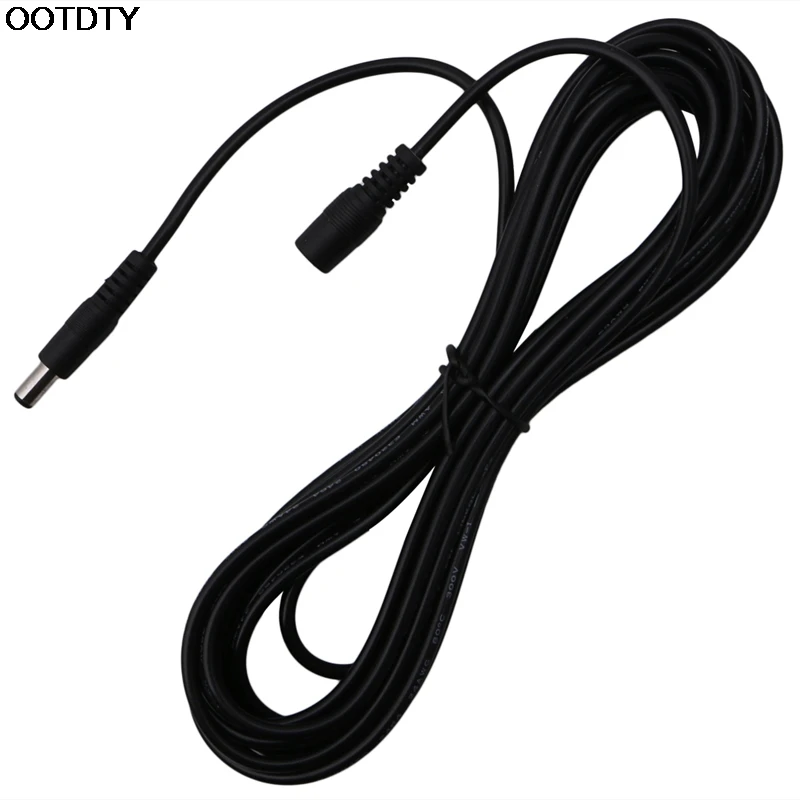 New Arrival Male to Female Extension Cable Cord Lead Connector 5.5mm x 2.1mm for DC Jack Power #L060# new hot