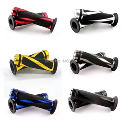 Motorcycle Left Handlebar 22mm and Twist Throttle 25mm Handles Grips for Motocross Dirt Bike