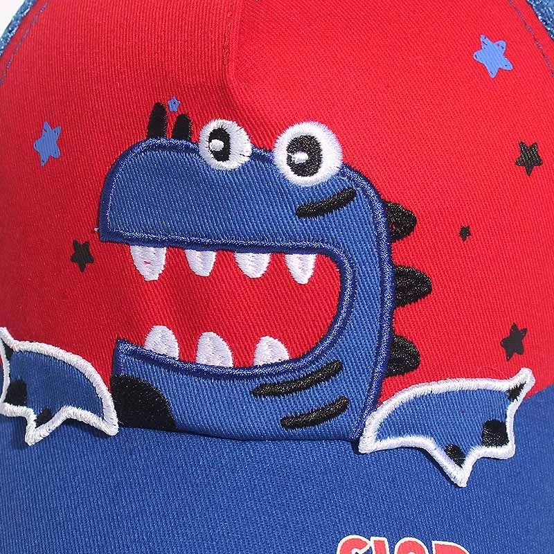 Children Shark Embroidered Baseball Caps Boy Girl Universal High Quality Outdoor Kids Shade Animal Driver Mesh Sun Hats 2019