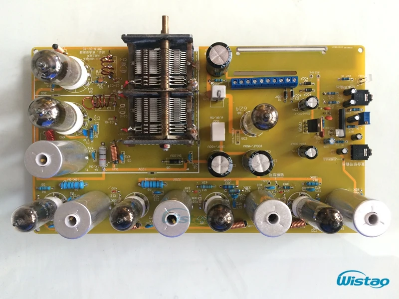 IWISTAO Tube FM Stereo Radio Head Finished PCBA Kit or Empty Board 6C11 No Including Power Transformer HIFI Audio 110V/220V DIY