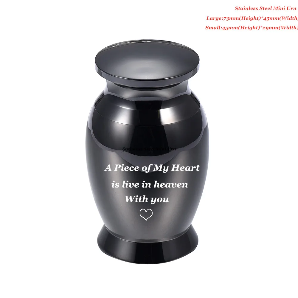 2.8/1.7 Inch Height Small Urn For Human/Pet Ashes-Mini Cremation Urn Funeral Keepsake Urn 