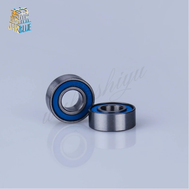 10PCS 6X12X4 Blue rubber bearings MR126 2RS ABEC3 Model bearings By JARBLUE