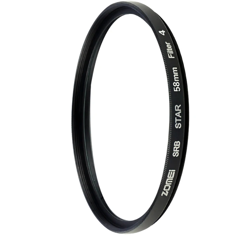 Zomei Star Line Star Filter 4 6 8 Piont Filtro Camera Filters 40.5 49 52 55 58 62 67 72 77 82mm For Canon Nikon Sony DSLR Camera