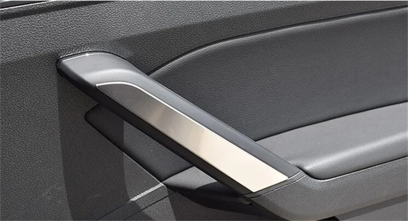 For Volkswagen Passat B8 2016 2017 2018 Stainless Steel Inner Door Armrest Handle Panel Cover Trim Interior Car Accessories