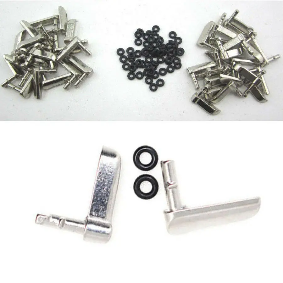 Bateria Porta Tampa Trava com O-ring Metal Bloqueio Conjunto de Peças Símbolo Mc3000 Mc3070 Mc3090 Mc3100 Mc3190 Novo 10 Pares por Lote