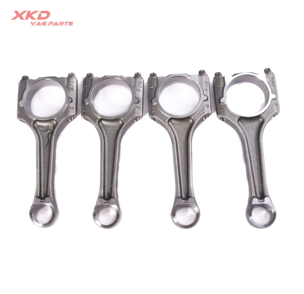 4PCS EA888 Connecting Rod 23mm Fit For VW Passat Tiguan Jetta AUDI A4 A5 Q5 2.0 TFSI CDNC CCTA CAEB CBFA 06H 198 401 A