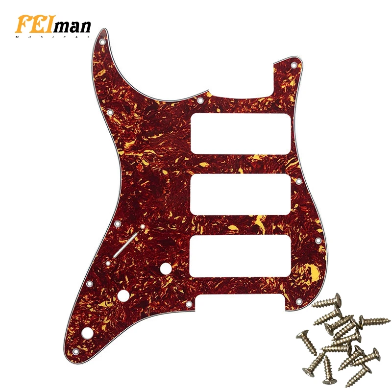 Fei Man Left Handed Custom Pickguards For Standard ST HH Strat, P90 Humbucker Scratch Plate, Guitar Accessories