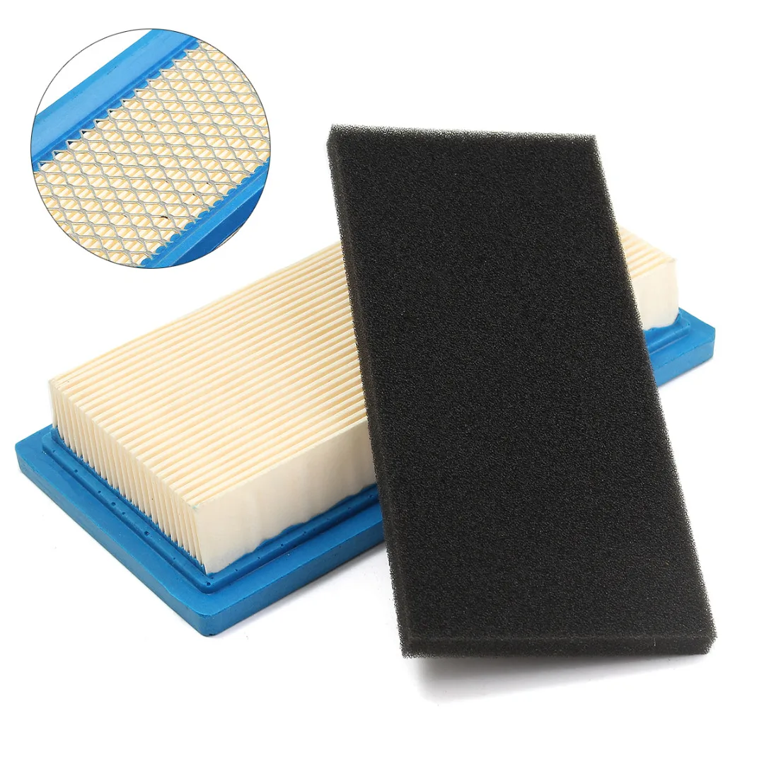 1set Air Filter + Filter Sponge Plus Pre-Filter For Briggs & Stratton 492889 494511S