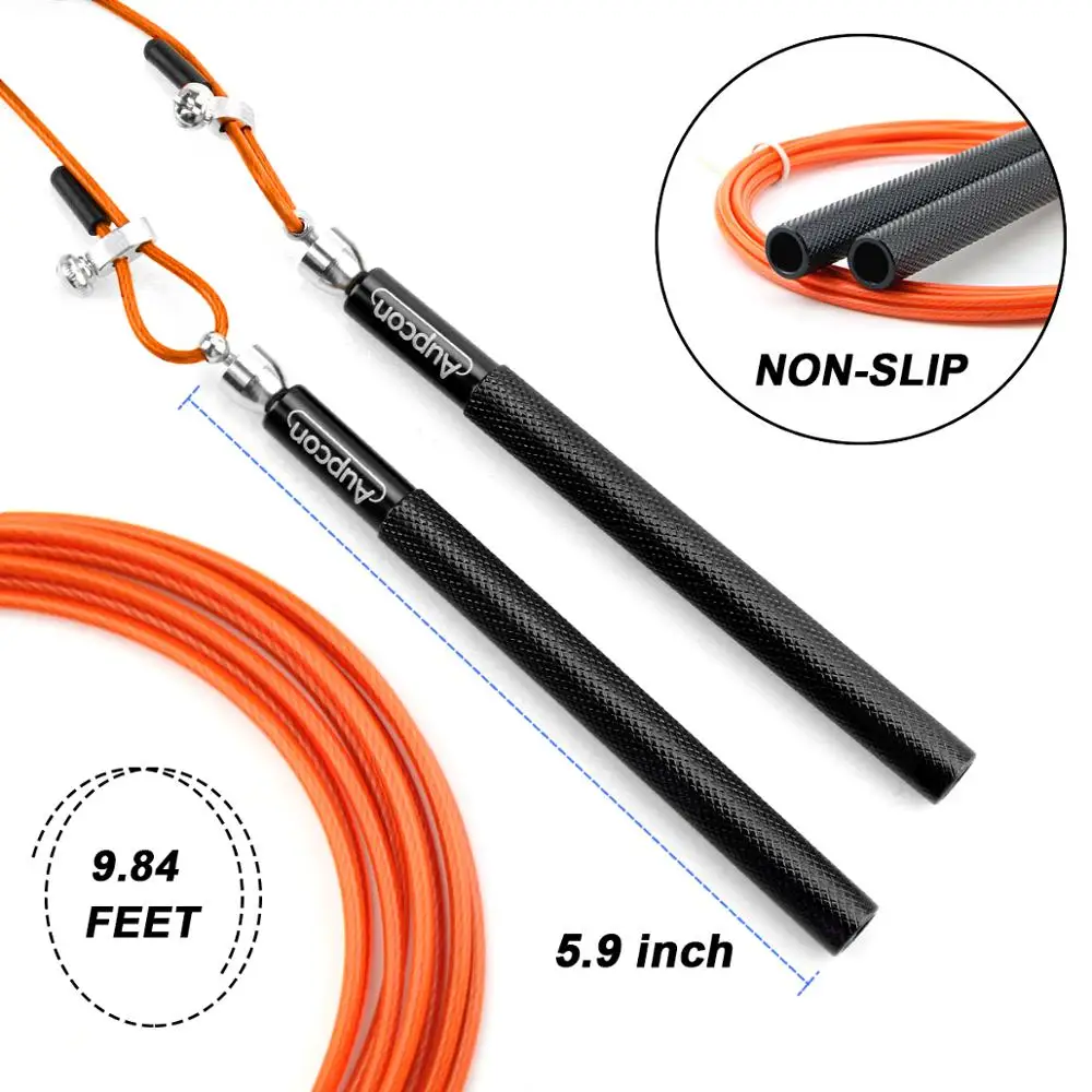 Professional Jump Rope Crossfit Speed Skipping Rope For MAN Boxing Fitness Skip Workout Training With Carrying Bag Spare Cable