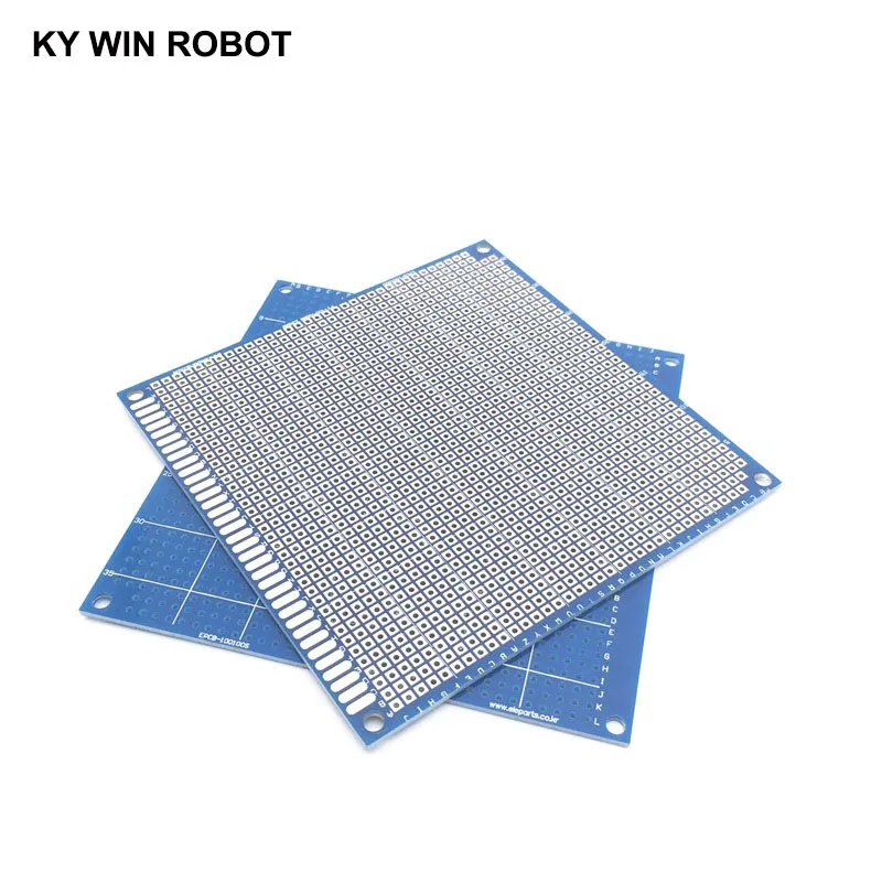 1pcs 10x10cm 100x100 mm Blue Single Side Prototype PCB Universal Printed Circuit Board Protoboard For Arduino