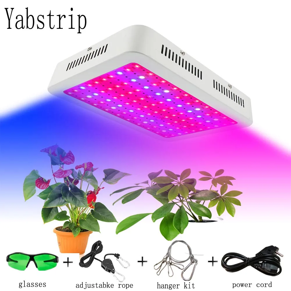 

Yabstrip LED grow light Full Spectrum 600W 1000W 2000W for flowers vegetables seeding Greenhouse grow tent plants grow led lamp