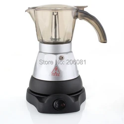 Electric Mocha coffee maker.hot sale mocha coffee maker,3CUPS capacity,220v with high quality and factory directly sale