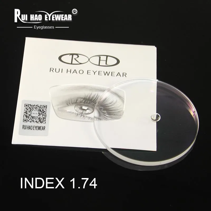 

Index 1.74 Resin Lenses 1.67 Optical Lenses Prescription Aspheric Lens Ultra-thin Myopia Glasses