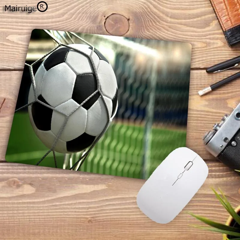 Mairuige Große Förderung Boy matte Pad Fußball Fußball Natürliche Gummi Gaming Kleine Mousepad Schreibtisch Matte Büro mousepad 22X18CM