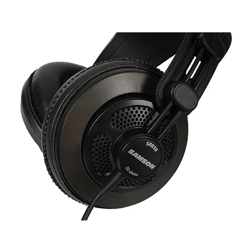 Samson SR850 Studio Reference Monitor Headphone Dynamic Headset Semi-open Design for Recording Monitoring Music Game Playing