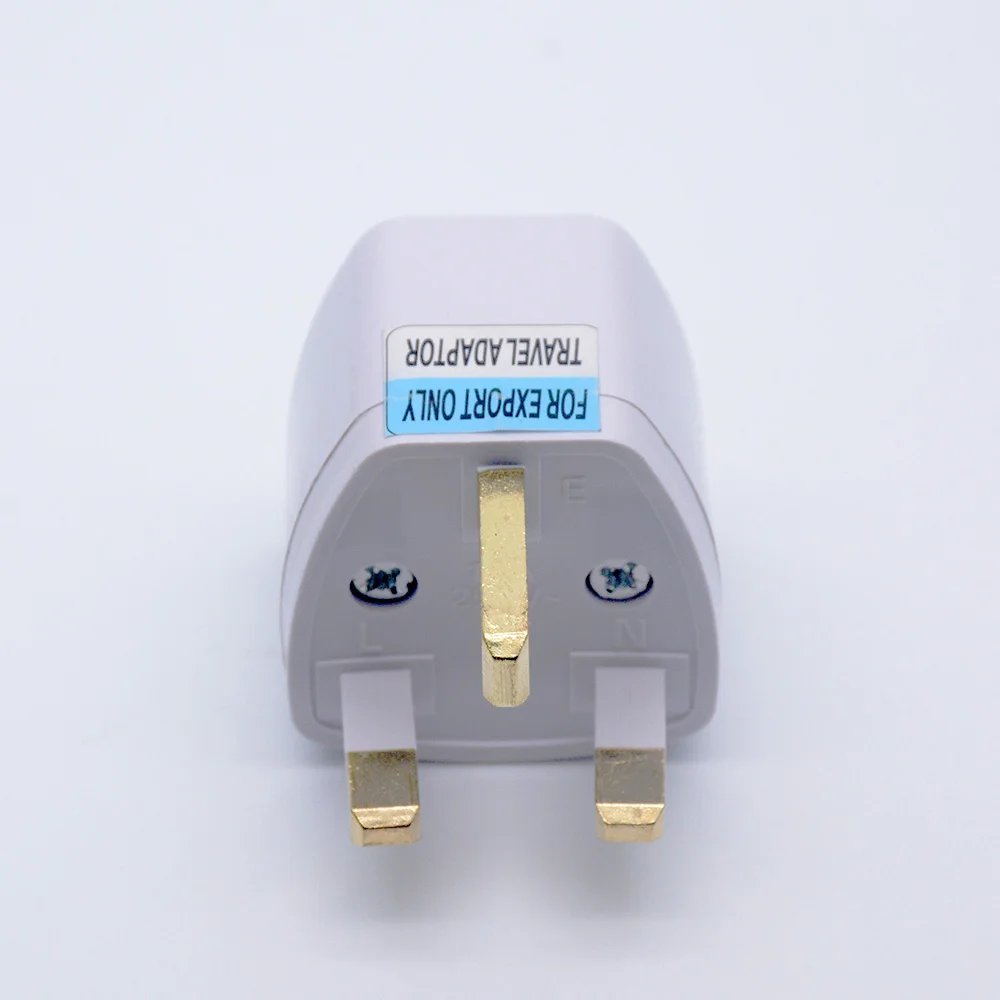 Uniwersalny 3Pin UK HK AC Travel wtyczka zasilania US/ue/AU do UK/HK 3 gniazdo kołkowe konwersja wtyczka konwersji Adapter do podróży