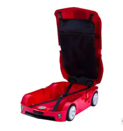 Kinder Reise Trolley Koffer für Jungen Auto Stil Rollkoffer für Jungen Rollgepäck Koffer Kinder Reisegepäck Koffer