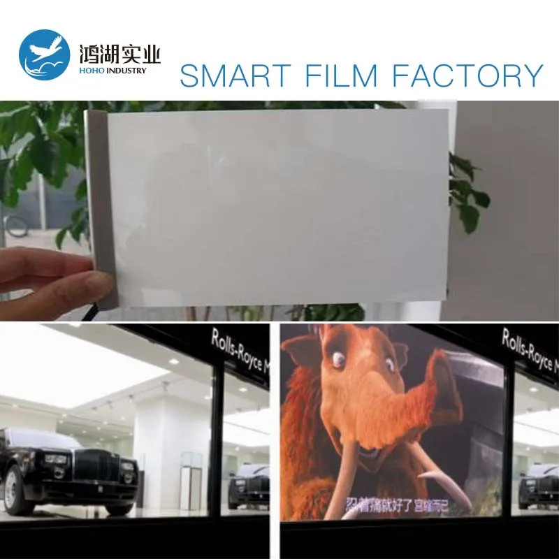 SUNICE Use for Building Glass Place Partition PDLC Smart Film Electric Smart Window Film Smart Switchable Slef-adhesive Film