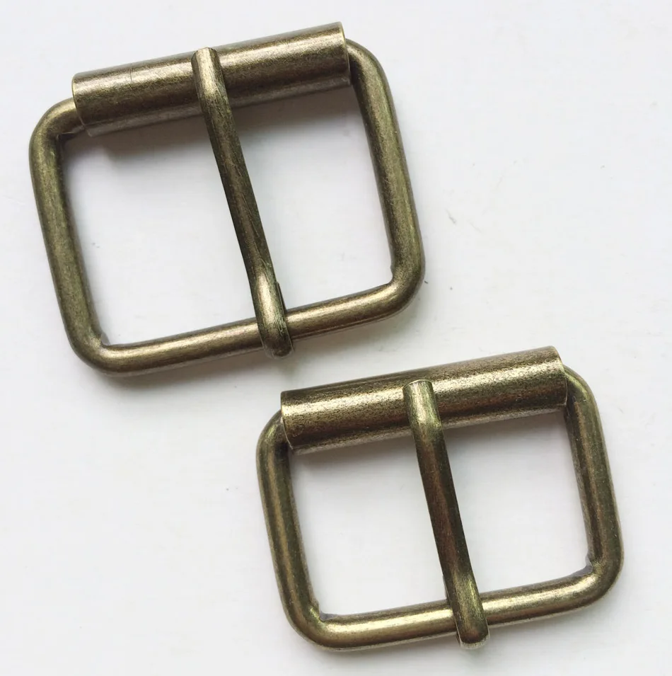 Fashion belt buckles iron made roller buckle antique brass 31mm/34mm bag buckles garment trimmings