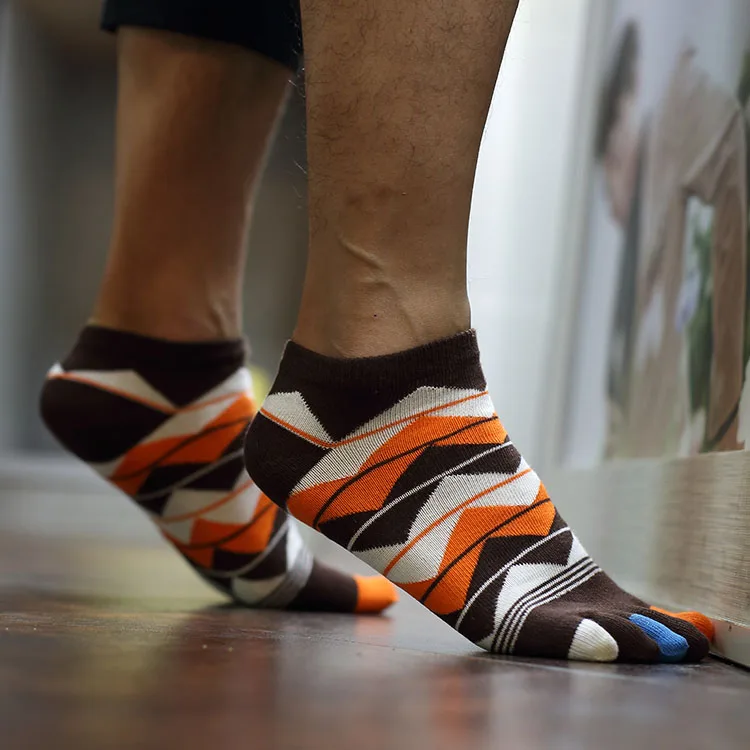 

3 пары, мужские хлопковые носки с пятью пальцами