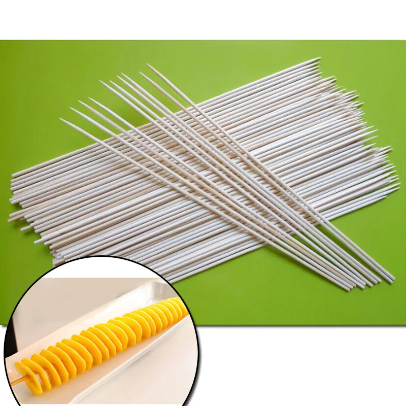 1000pcs 42cm x 5mm Bamboo Wooden BBQ Party Skewers Disposable Sticks BBQ Tools Picnic Barbecue Natural Bamboo Skewers Wholesale