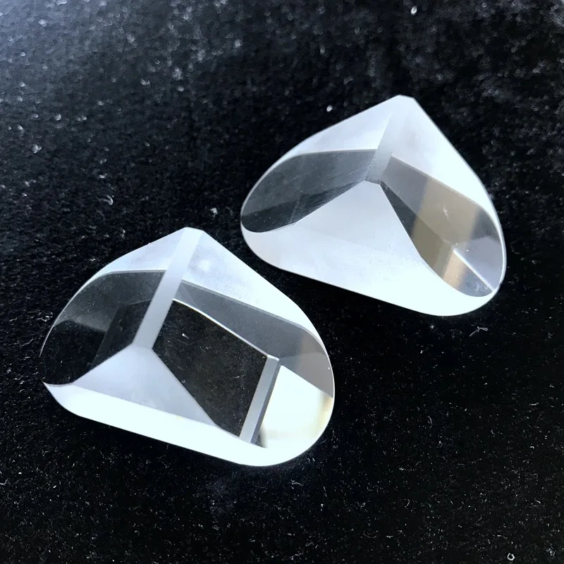 25*12.5*12mm N-BK7 Optical Glass Prisms Triangular Right Angle Paul Prisms Lens Accept customization