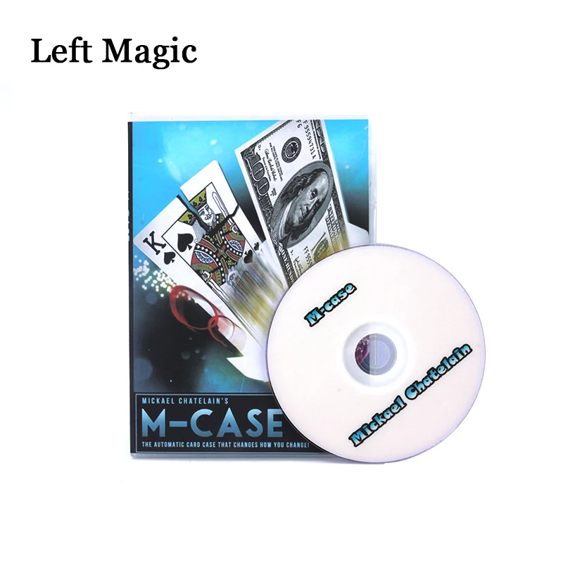 M-Case By Mickael Chatelain (Gimmicks+DVD) Magic Tricks Card Magic Props Close Up Magic Comedy Illusions Mentalism