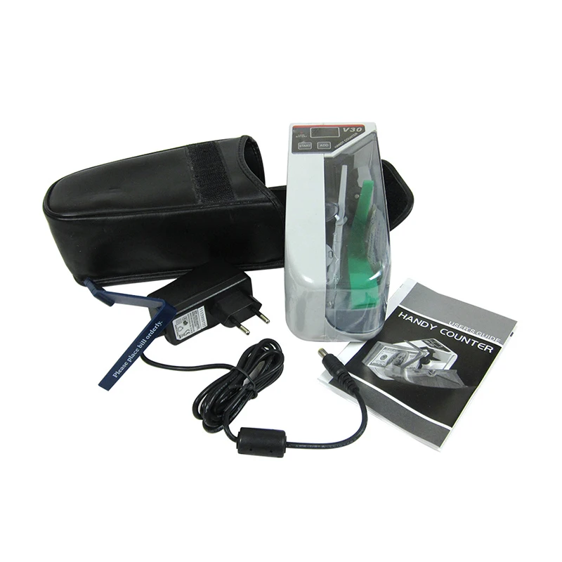 V30 Money Counter Fast Count 999 Bills Per Minute, Professional Cash Counting Machine,Multiple Currencies Can Be Used