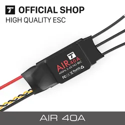 T-MOTOR ESC Air 40A (2-6S 600HZ NO BEC) Brushless Motor Electronic Speed Controller for Multicopter