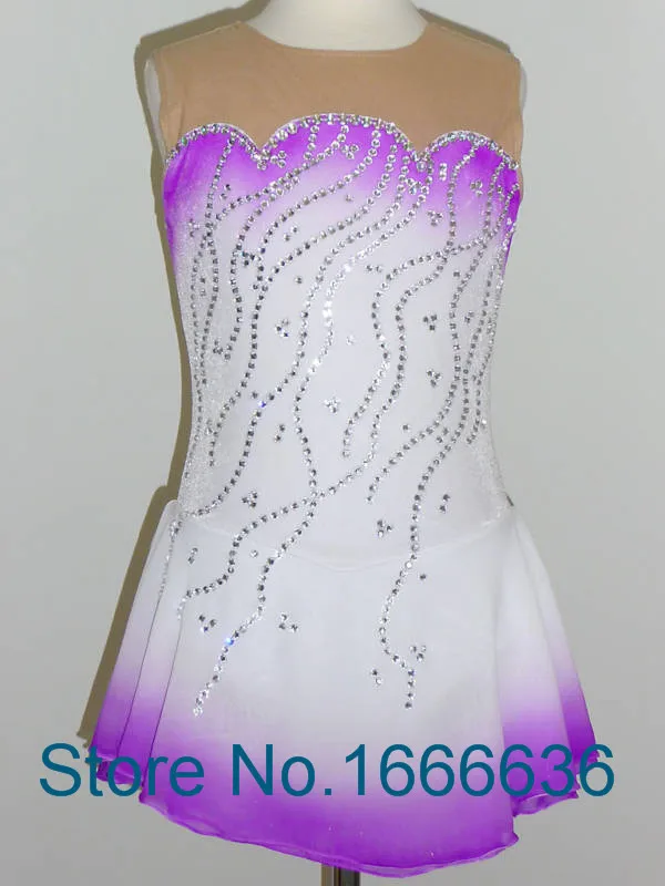 Hot Sales Custom Figure Skating Dresses For Women Elegant New Brand Vogue Ice Skating Dresses For Competition DR2891