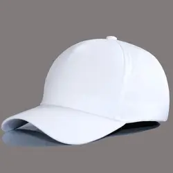 Wholesale Solid Color No LOGO Letters Cotton Hat Black White Hat Baseball Cap Fashion High Quality Men Visor Lady Leisure SunHat