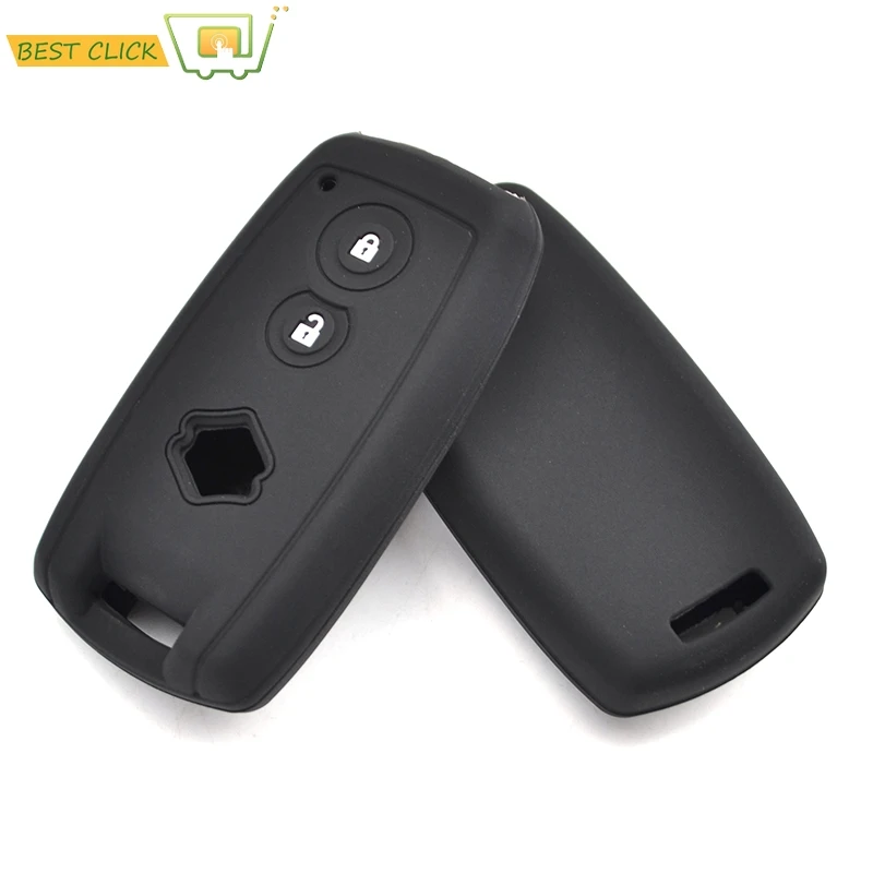 Silicone Key Case Cover For Suzuki SX4 Swift Grand Vitara Scorss XL-7 Keyless Fob Shell Skin Holder Protector