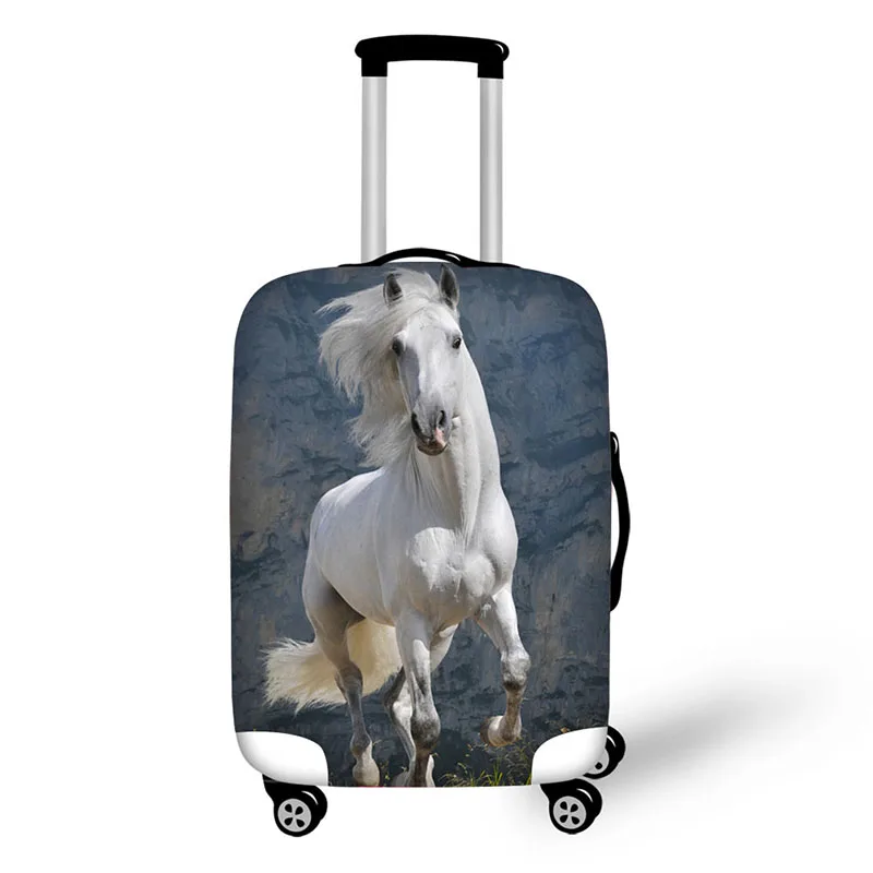 Horse prints luggage protector cover suitcases covers Waterproof luggage covers accessory bags travel trolley case cover