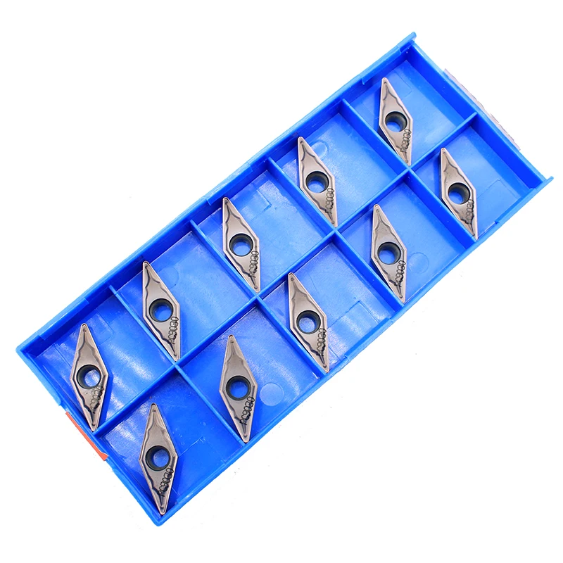1PCS SVJCR2525M16 + 10PCS VCMT160408 HMP PC9030 CNC Tool Blade Lathe Turning Tool Carbide Insert Tool Holder Blade set
