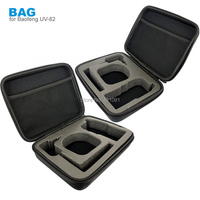 2 Pieces/Lot Portabl Case Hand Bag For BAOFENG UV-82 UV-8D Motorola GP328 Walkie Talkie Two Way RadioHandbag