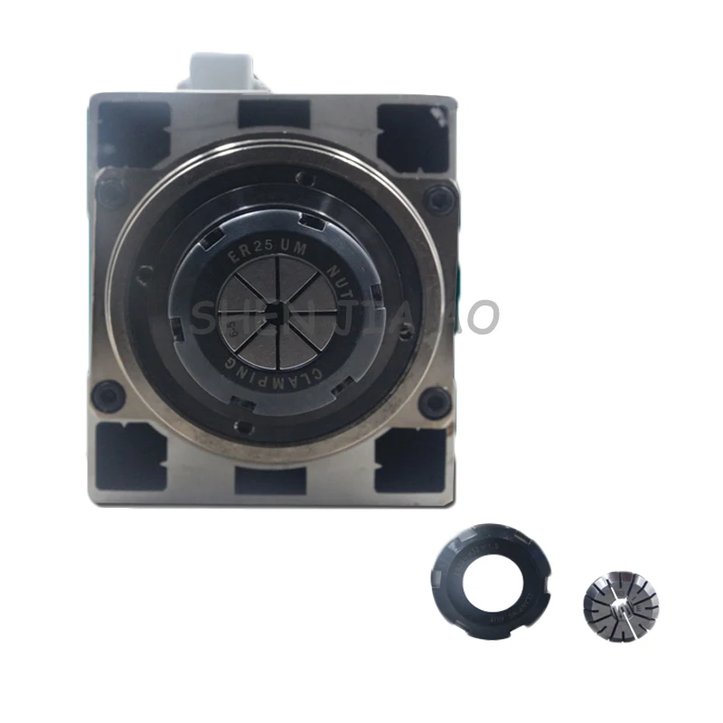 Air cooled high speed motor spindle ER25 3.5kw square air cooled spindle motor engraving machine accessories 220/380V 1PC