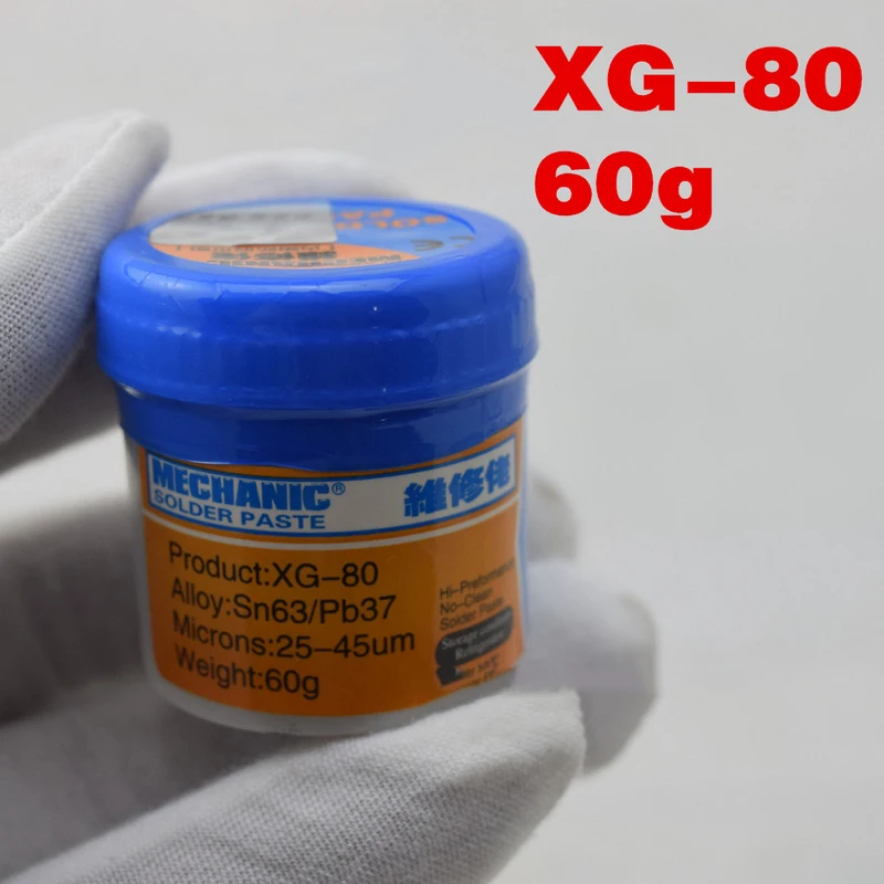 Tools Soldering Flux  Xg-50 Xg-30 Xg-40 Xg-80 Tin Welding Accessories Cream Smt Sn63/pb37 for Pcb Bga Smd Solder Paste