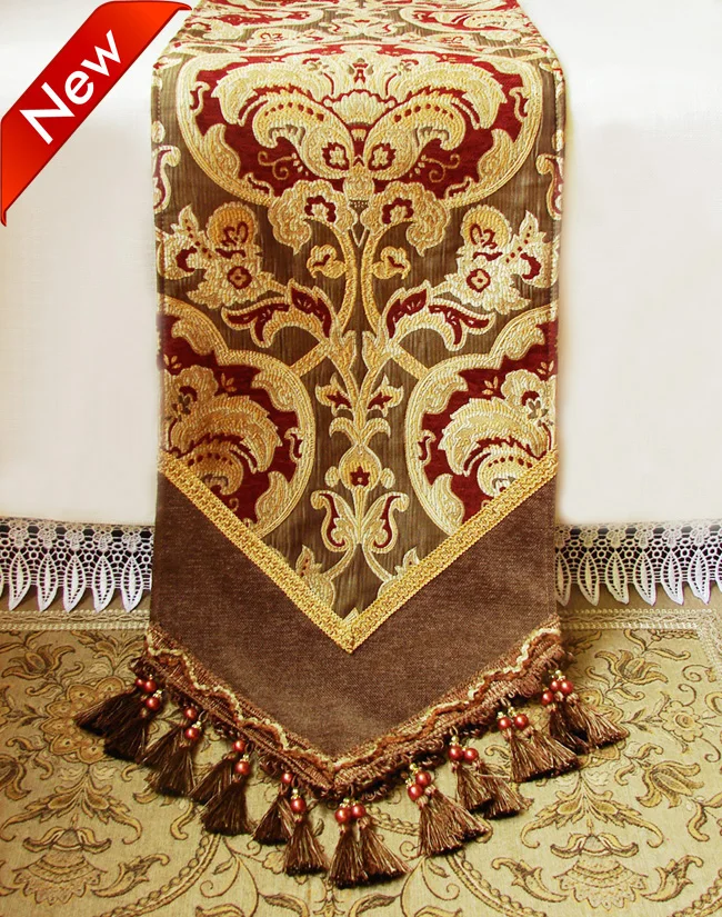 Southeast Asia Table Runner high-end luxury fashion minimalist modern European-style garden style Coffee table cloth table runne