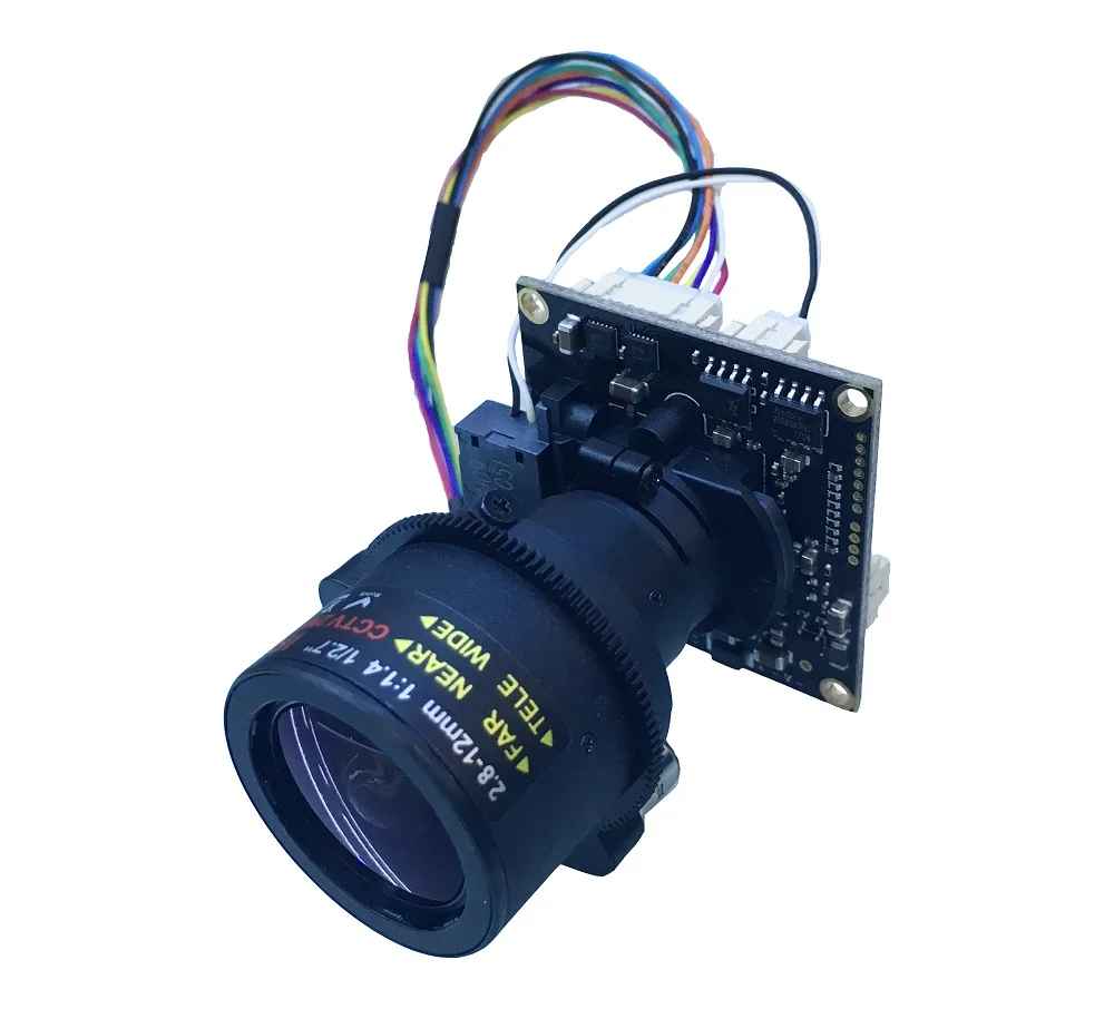 Diske 2.0MP AHD Camera Board Motorized Zoom 2.8-12mm Lens 1/2.8