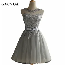 GACVGA Elegant Lace Summer Dress Sleeveless Lovely Short Dress For Women Sexy Slim Christmas Party Dresses Vestidos