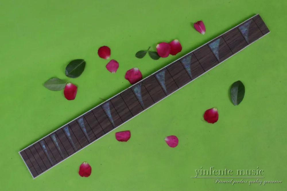 

Guitar Accessories 1 pcs x 25.5"electric Guitar Fretboard electric guitar rose Wood Fretboard Parts 00-035# inlay
