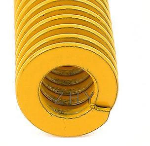 TF 10mm OD 5mm ID 15mm 20mm 25mm 30mm 35mm 40mm Length Yellow Light Load 65Mn Metal Spiral Stamping Compression Mould Die Spring