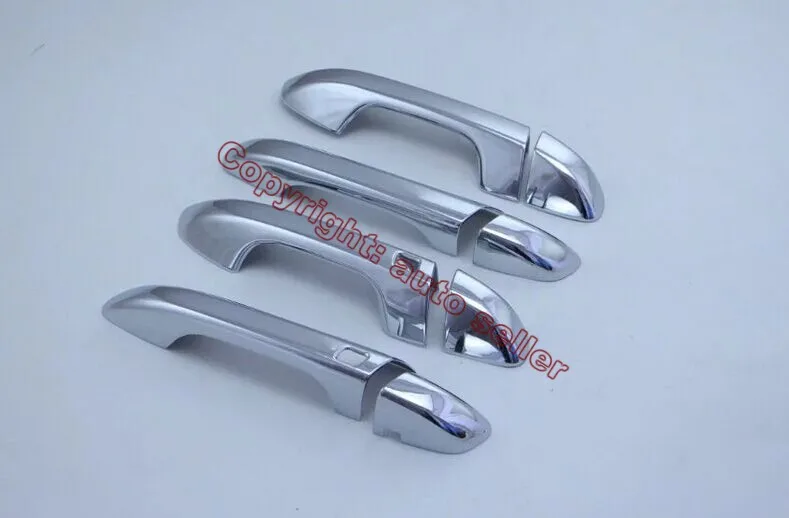 

ABS Chrome door handle cover trim with smart hole For KIA Sportage 2016 2017 2018 Car Accessories Stickers W4