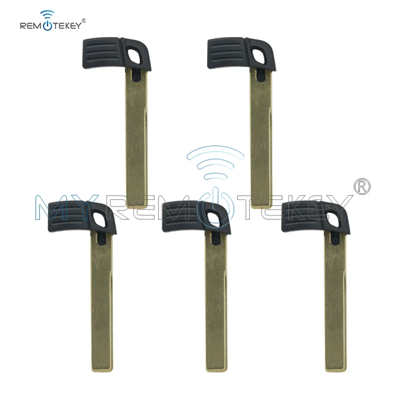 

Remtekey 5pcs emergency key blade for BMW 3 series smart key blade uncut