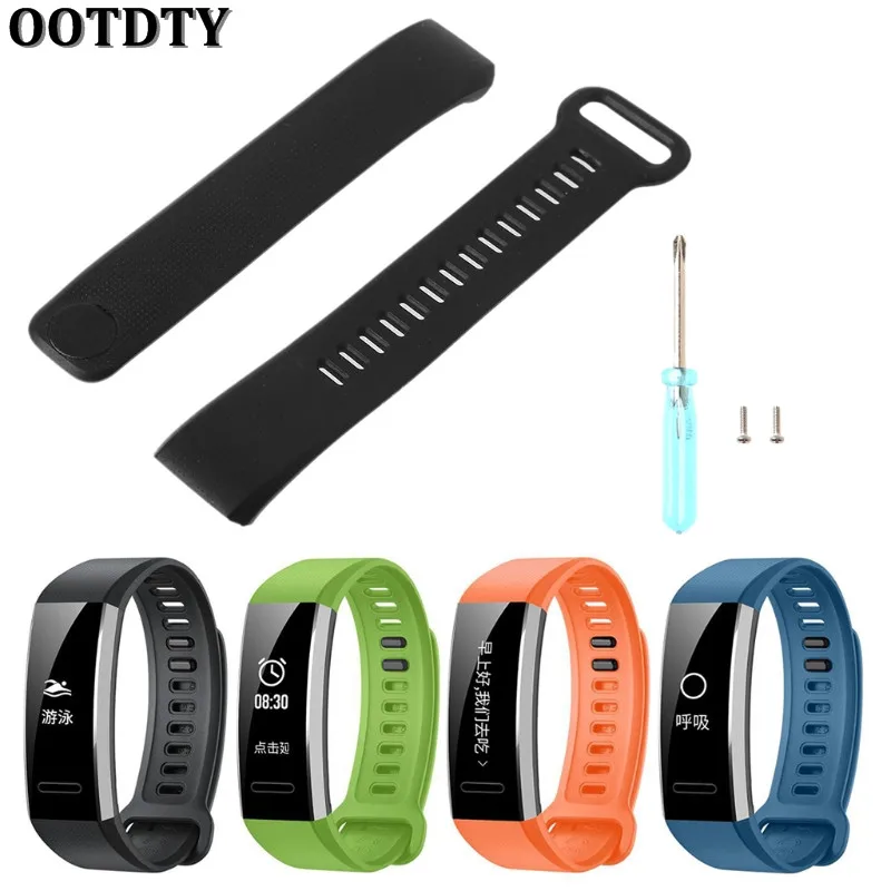 OOTDTY Silicone Replacement Band Wrist Strap For Huawei Band 2/Band 2 pro Smart Watch