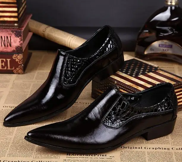 Oxfords – chaussures en cuir à bout pointu pour hommes, plates, à enfiler, solides, noires, décontractées, nouvelle collection printemps-automne